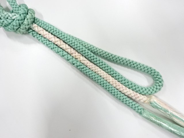 未使用品　正絹　手組帯締め